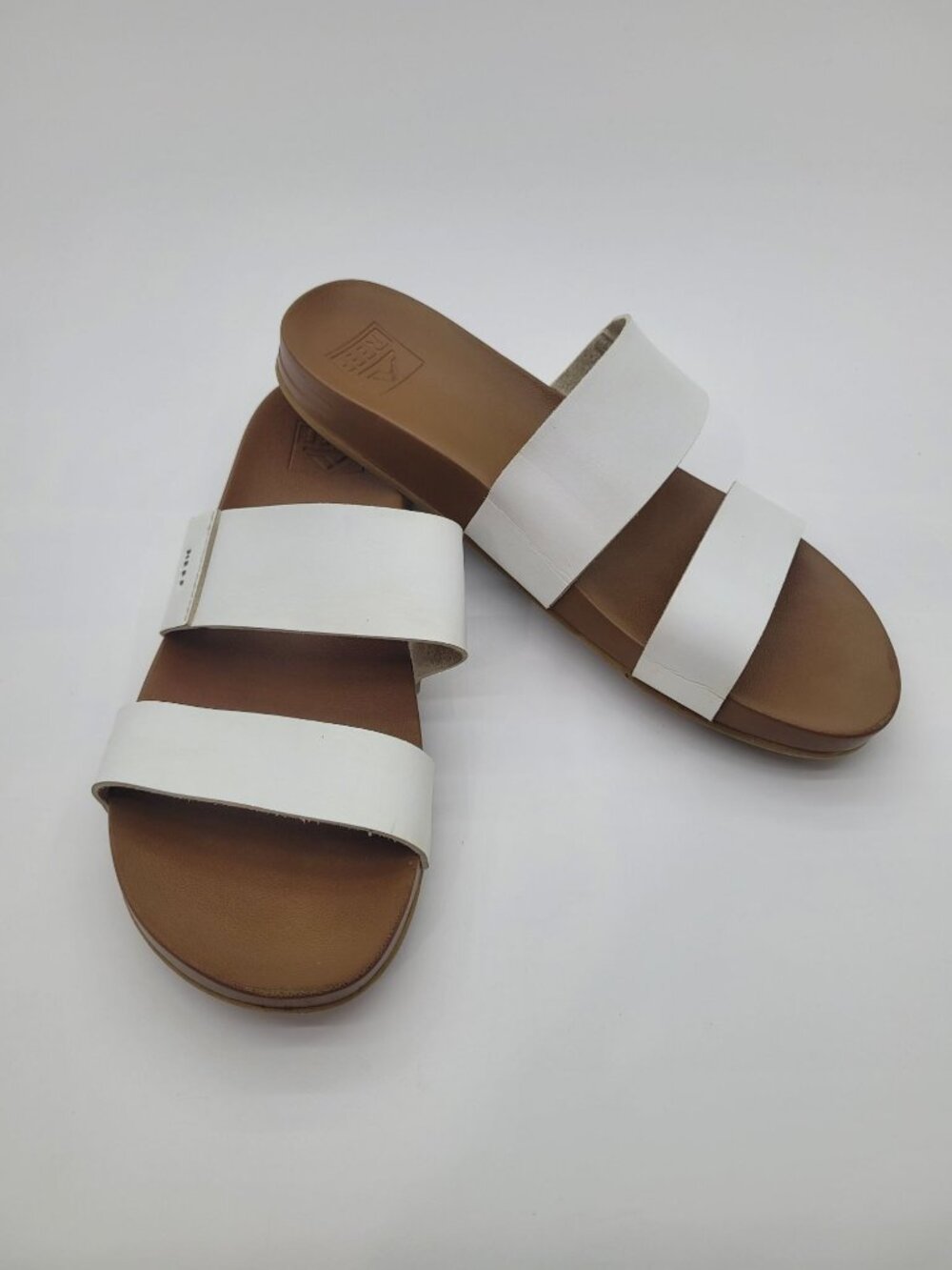 Reef Cushion Vista Low Two Strap Sandal White Women's Size 9